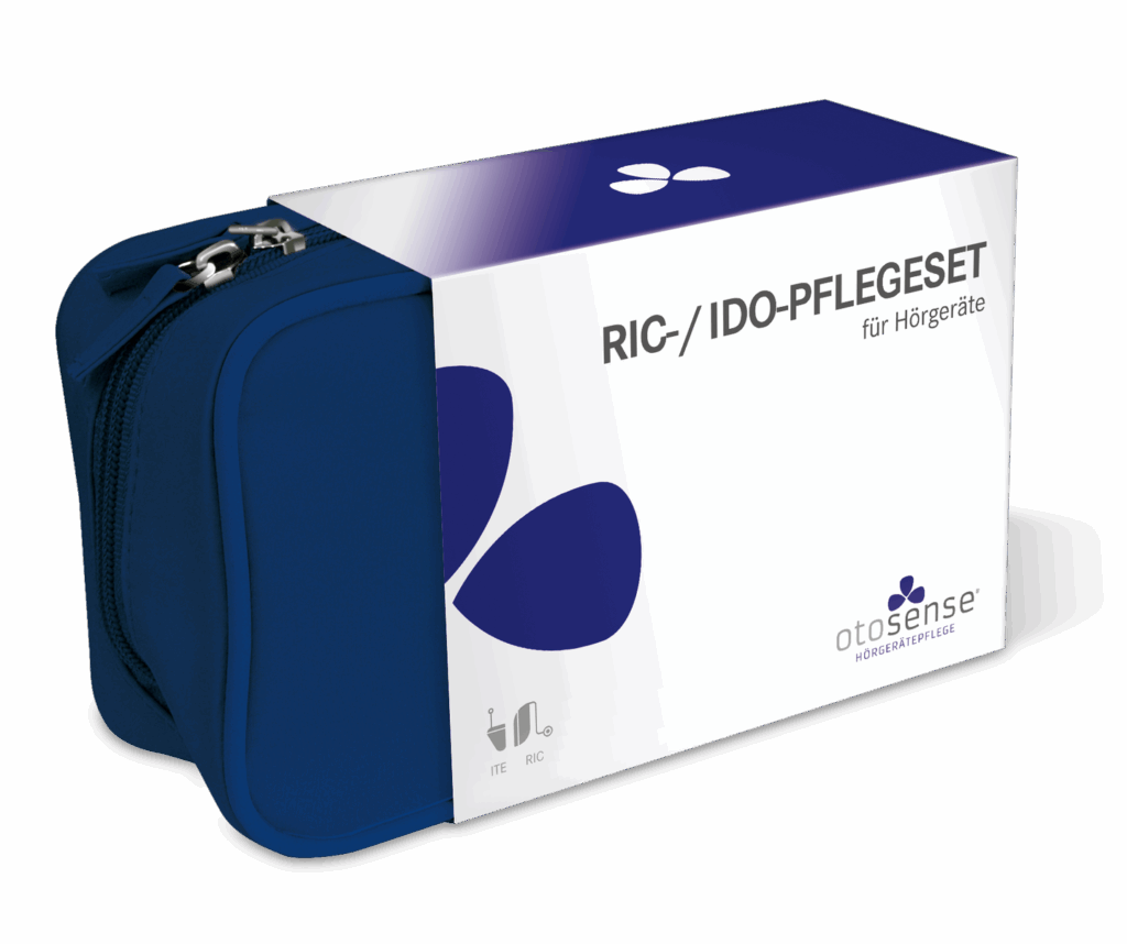 Otosense RiC-/IdO-Pflegeset für Hörgeräte.